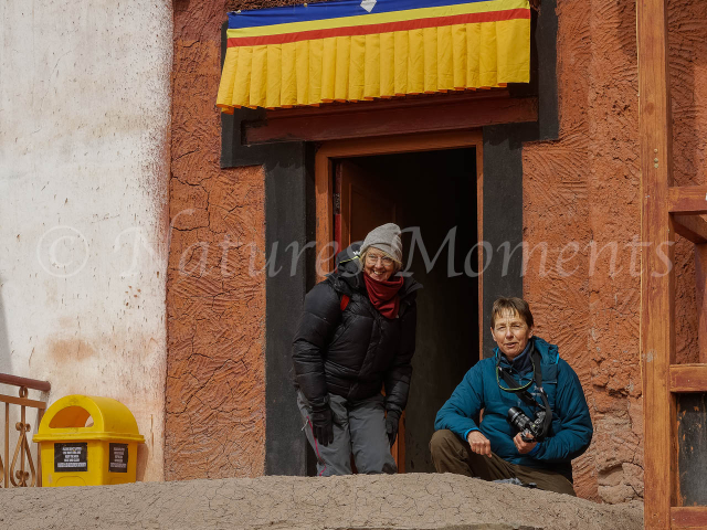 Elaine and Anne, Matho Monastery