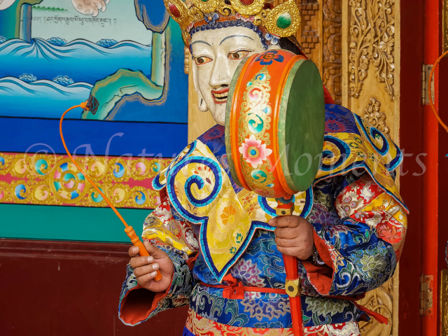 Dancer with Drum, Matho Monastery