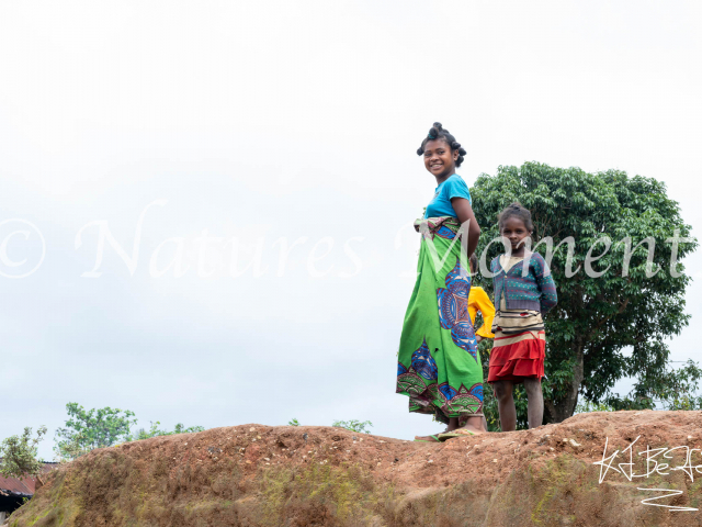 Sisters at the side of the Road