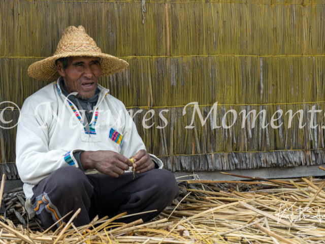 Uros Man, Lake Titilaka