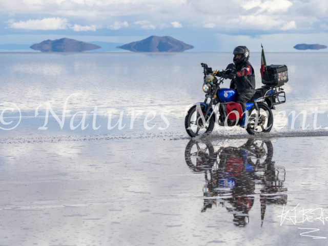 Motorbike and Rider, Uyuni